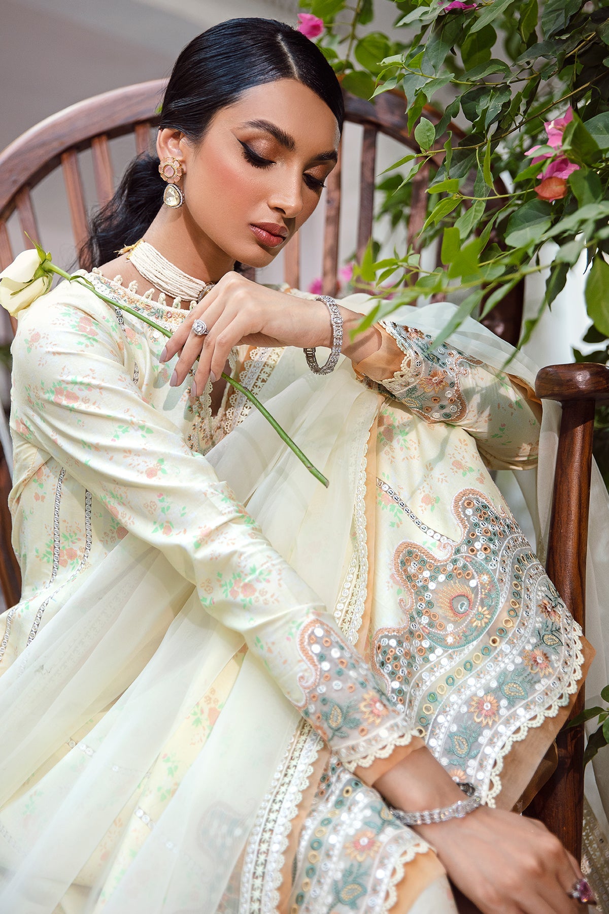 Lime Primerose | Jazmin Iris Eid Lawn SS 2023