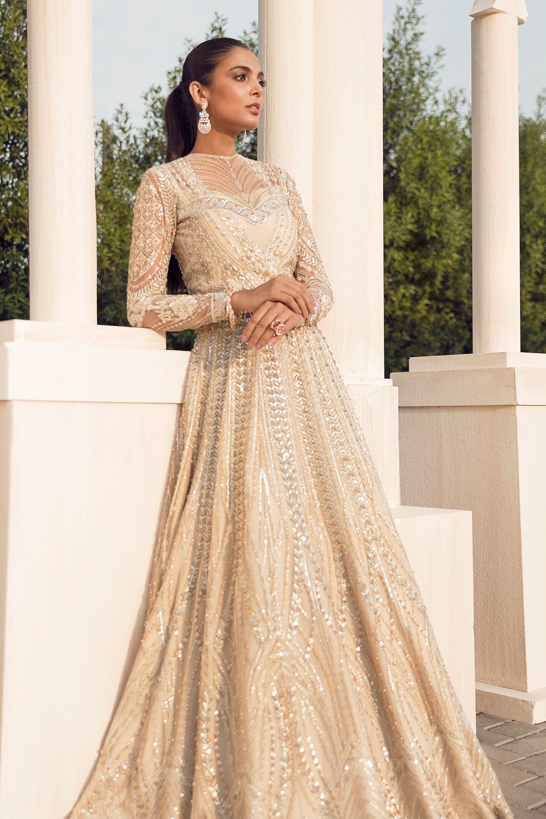 ADARA | Reign Reignaissance Luxury Wedding Collection | Unstitched Embroidered Net Suits with Heavy Handwork
