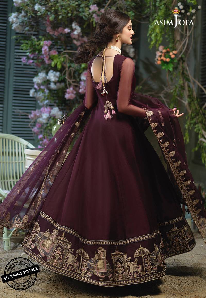AJFC-50 | Asim Jofa Jashn Collection 2021 | Unstitched Organza Suit
