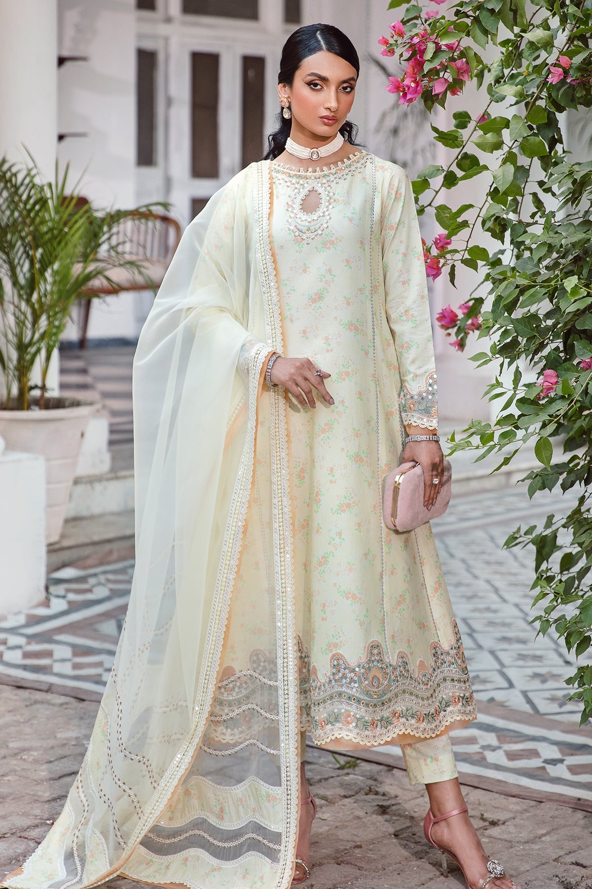 Lime Primerose | Jazmin Iris Eid Lawn SS 2023