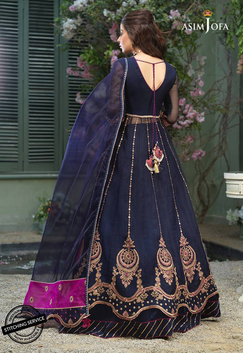 AJFC-53 | Asim Jofa Jashn Collection 2021 | Unstitched Organza Suit