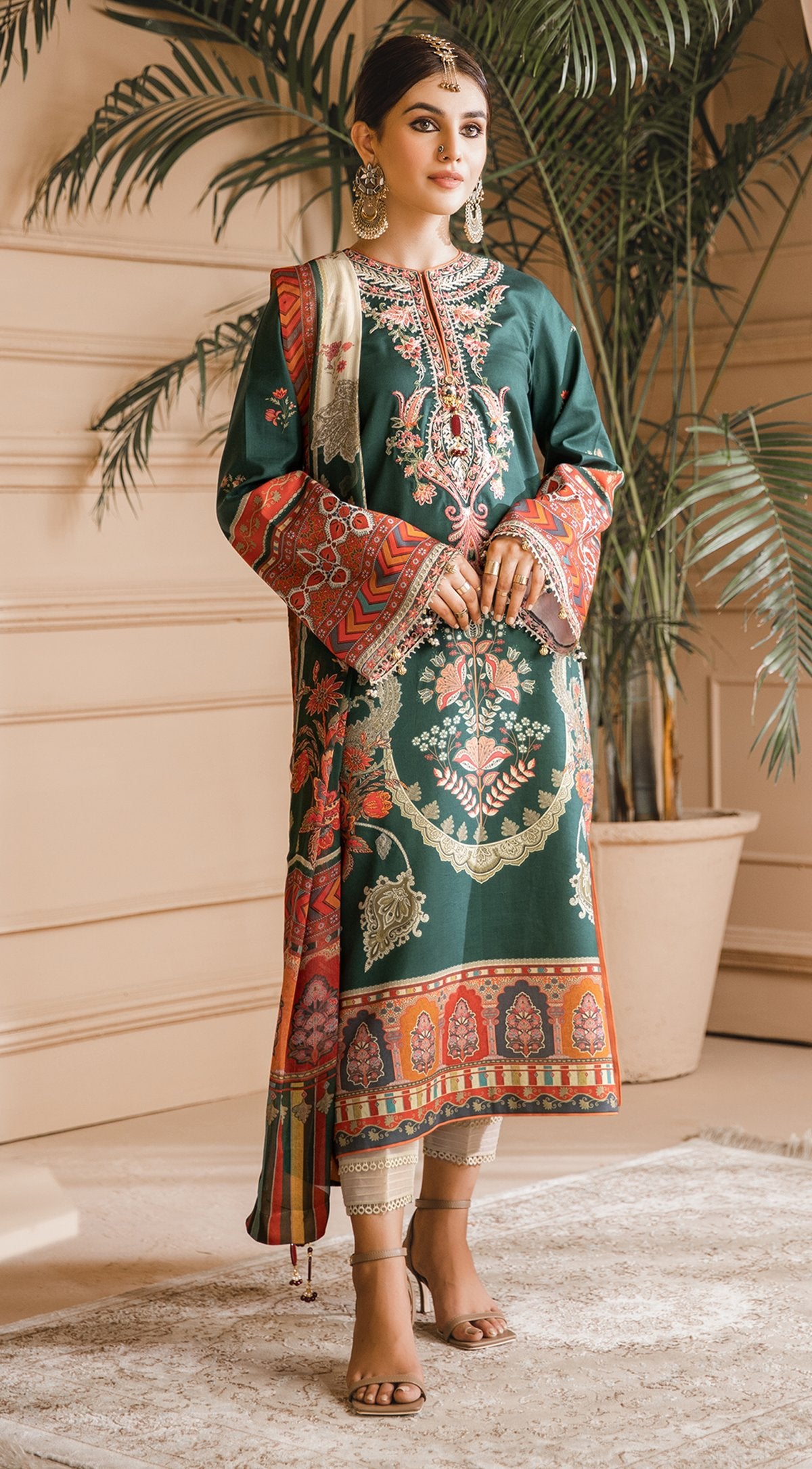 HAYA | Anaya Noor Bano Cambric Collection '21 | Unstitched Embroidered Cambric Suits