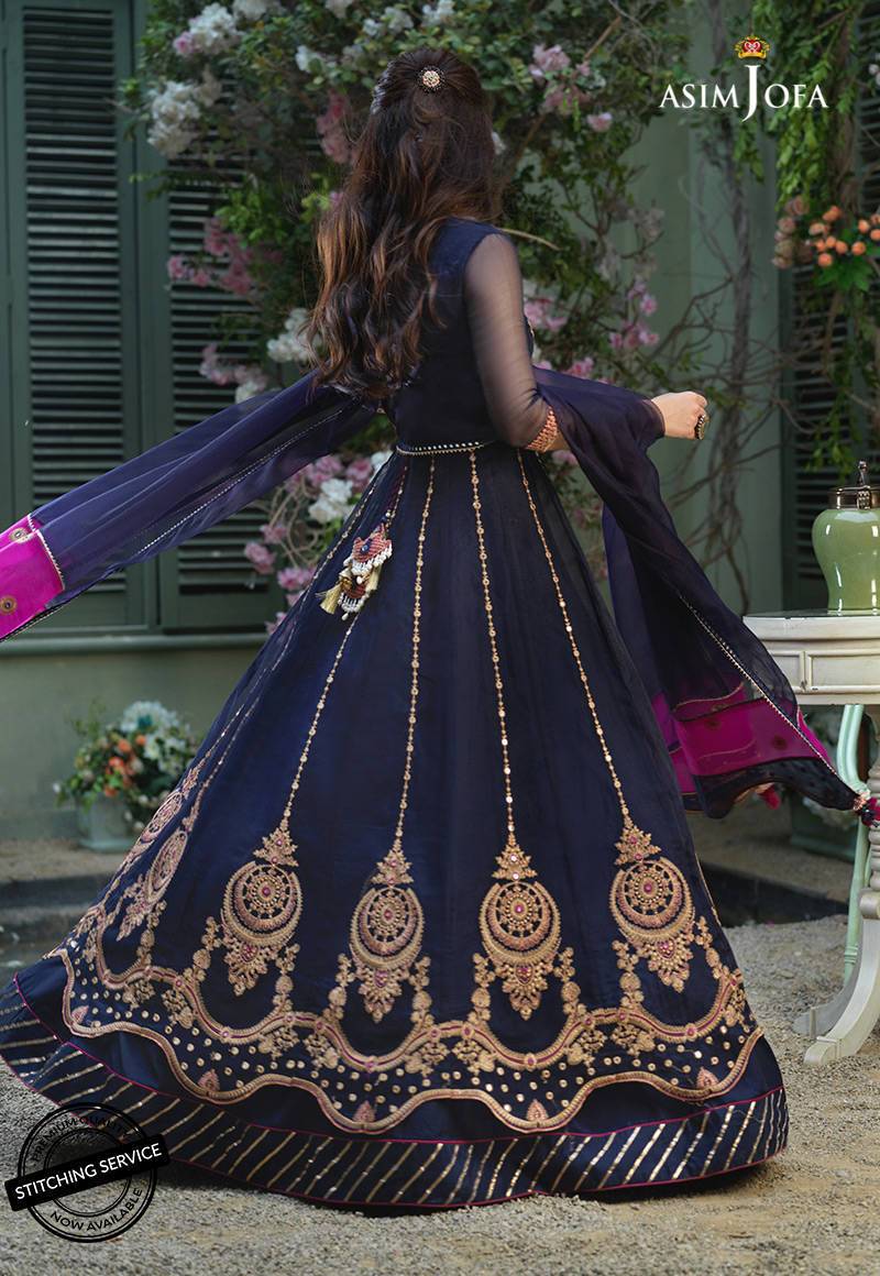 AJFC-53 | Asim Jofa Jashn Collection 2021 | Unstitched Organza Suit