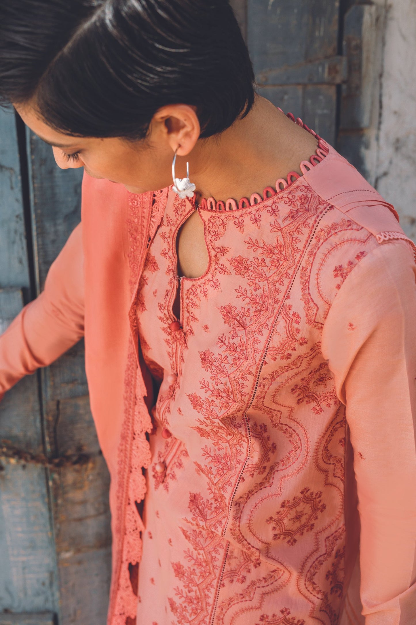 ROYA (ZW21-04) | Zaha Hamrahi Winter Collection 2021 | Unstitched Embroidered Karandi Suits