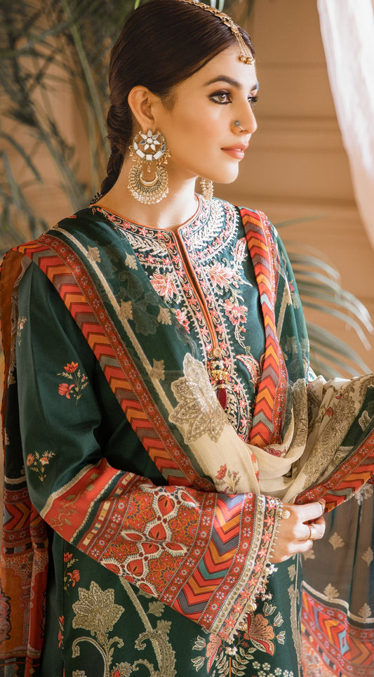 HAYA | Anaya Noor Bano Cambric Collection '21 | Unstitched Embroidered Cambric Suits