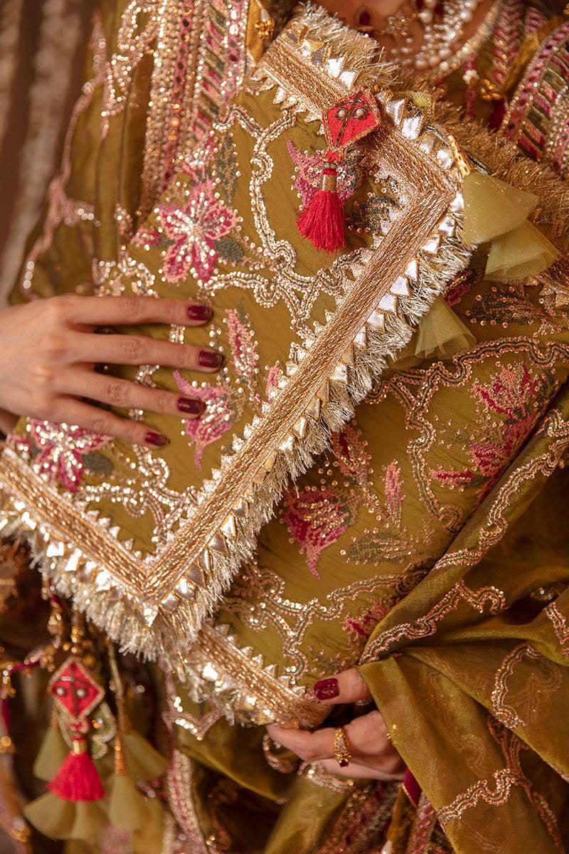IQBAL BANO | MNR Zarlish Festive Unstitched Collection 2022 | Unstitched Embroidered Organza Suit