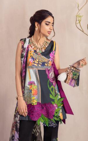 DANDELION CB-1A | Bella Fusion Mix Cambric Collection SS'21 | Unstitched Cambric Suits