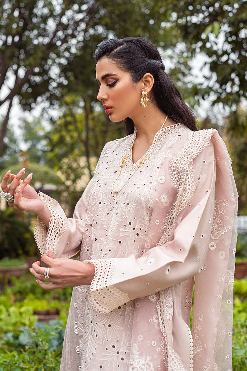 SNOWDROP MCP-09 | Mushq Summer Bloom Casual Pret ‘22 | Unstitched Embroidered Cotton Net Suits