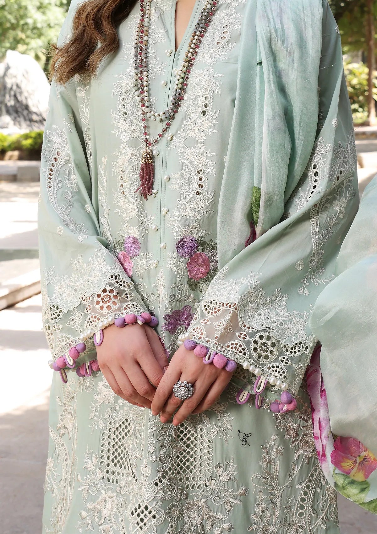 ECF-11A SERENITY | Elaf Premium festive Chikankari collection2023