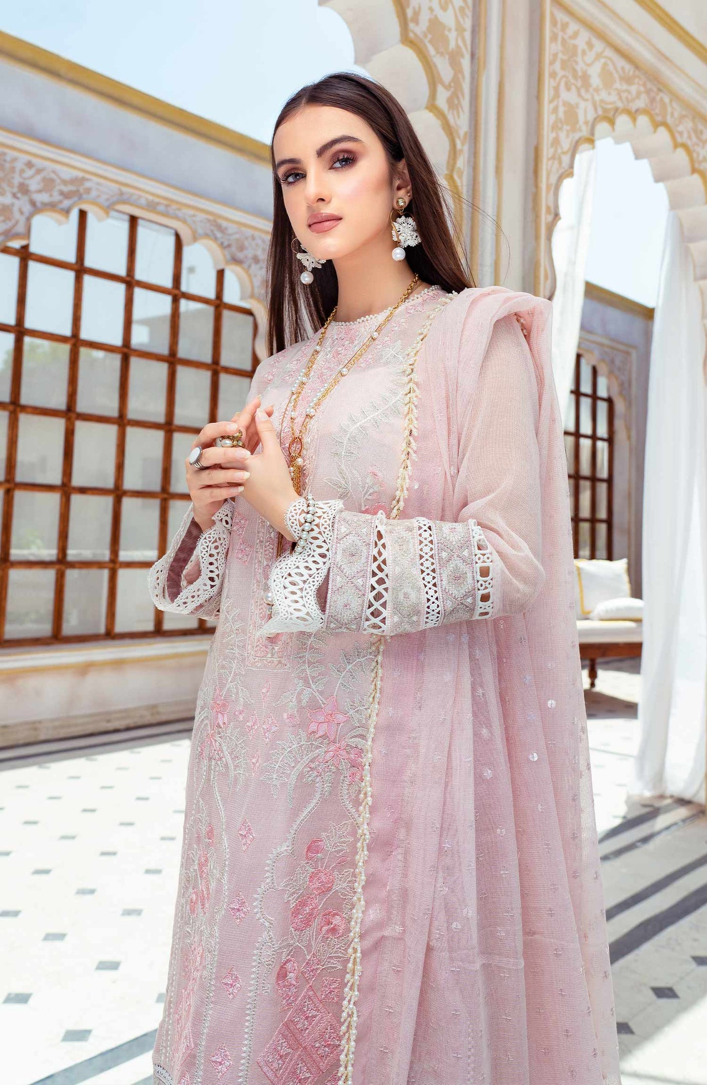 Veiled Rose - (MLRD - 062) | Maryum N Maria Luxury Pret Eid Edit 2022 | Stitched Ready to Wear Suits