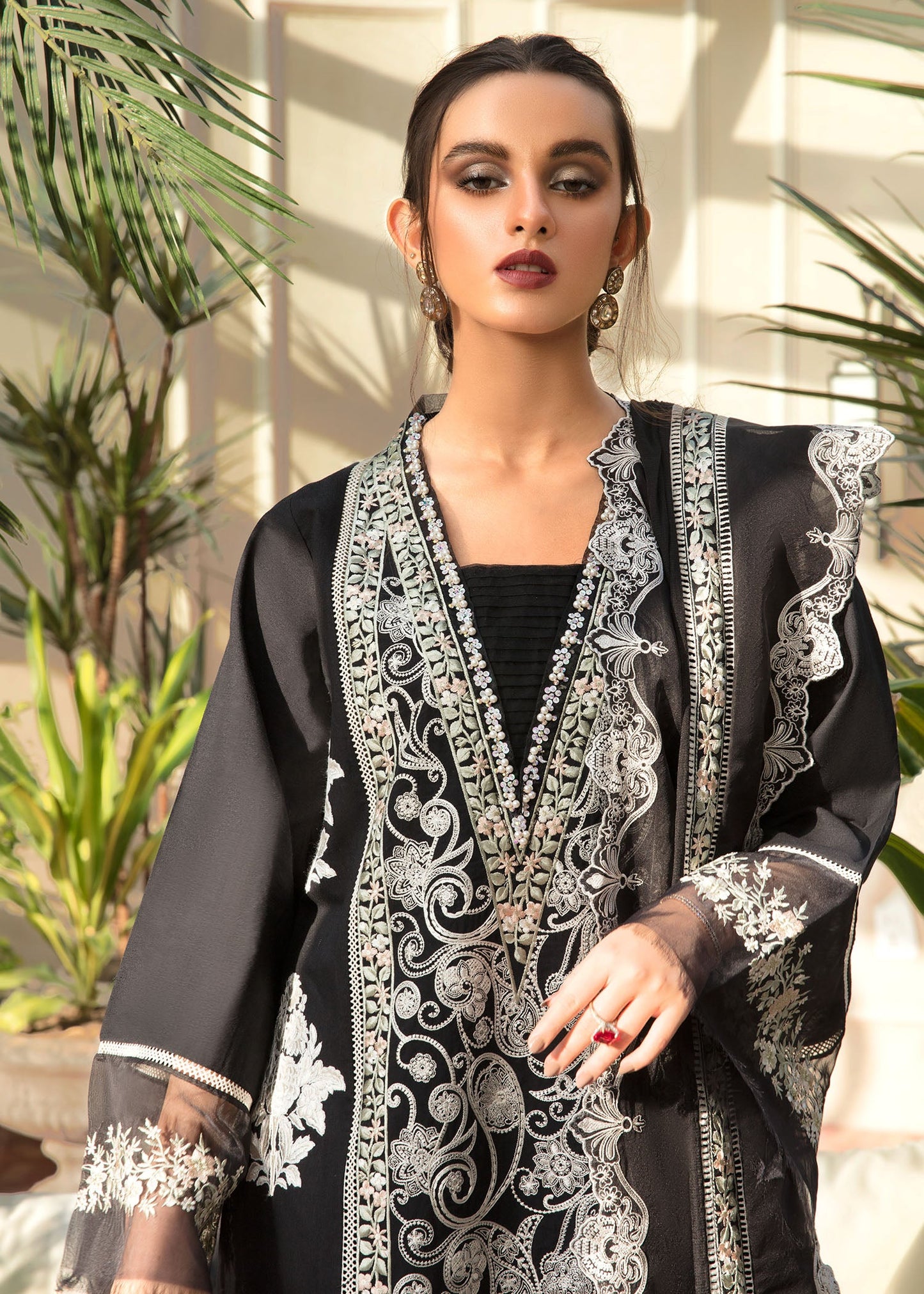 Summer Nights | Crimson X Saira Shakira Eid Pret '22 | Stitched RTW Karandi Suits