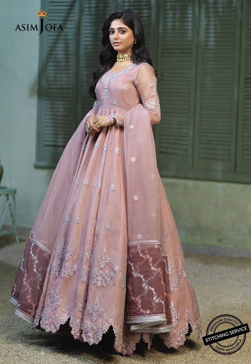 AJFC-54 | Asim Jofa Jashn Collection 2021 | Unstitched Organza Suit