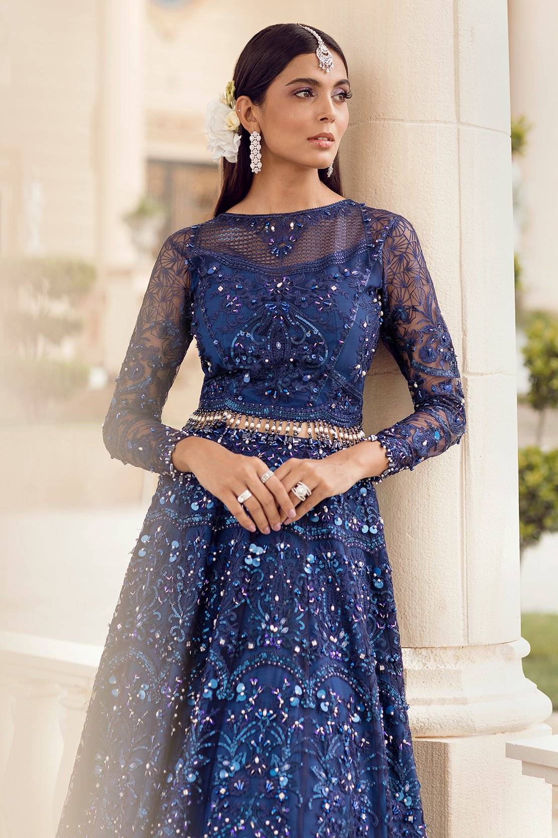HERA | Reign Reignaissance Luxury Wedding Collection | Unstitched Embroidered Net Suits with Heavy Handwork