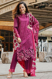 VIVID VIOLA | Mushq Broadway Winter Edit’21 | Unstitched Embroidered Linen Suits