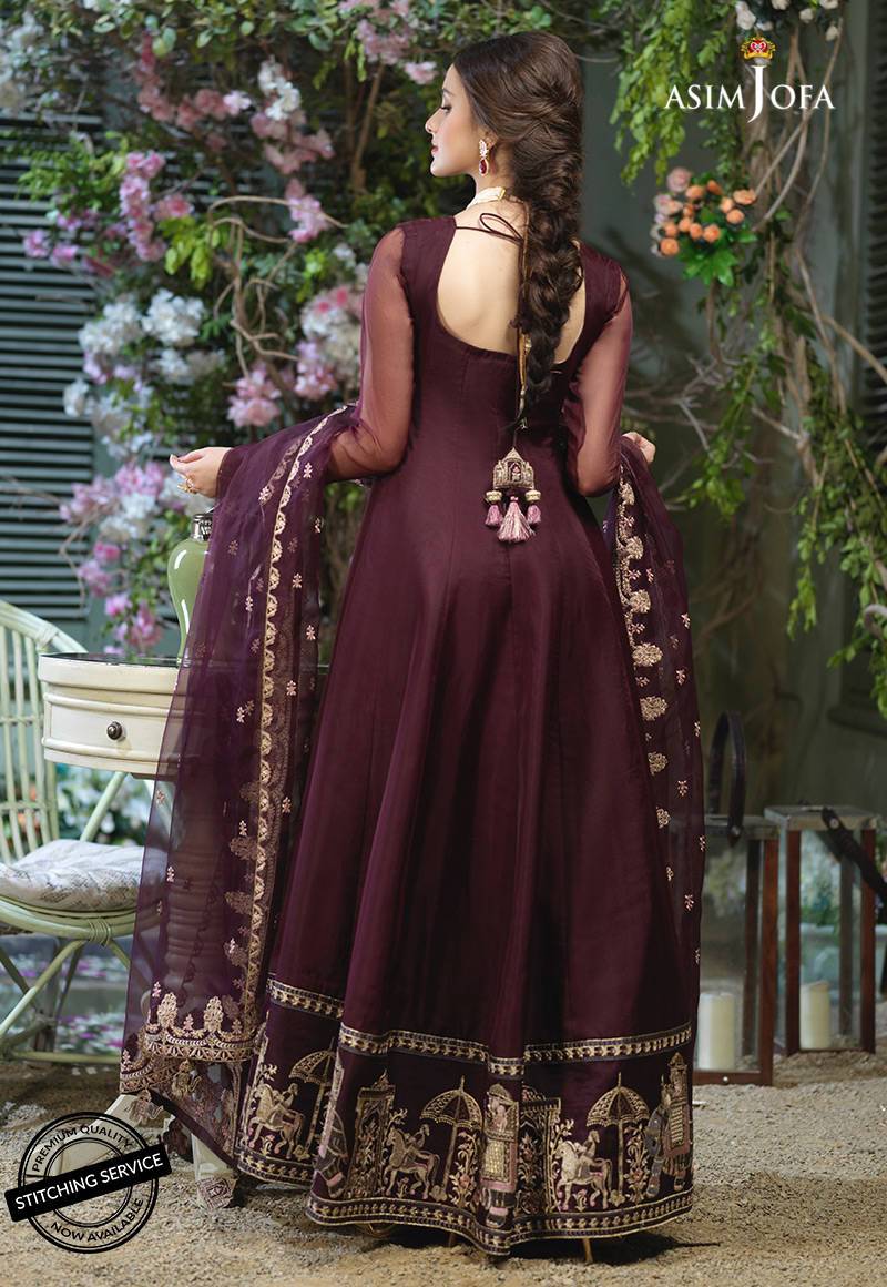 AJFC-50 | Asim Jofa Jashn Collection 2021 | Unstitched Organza Suit