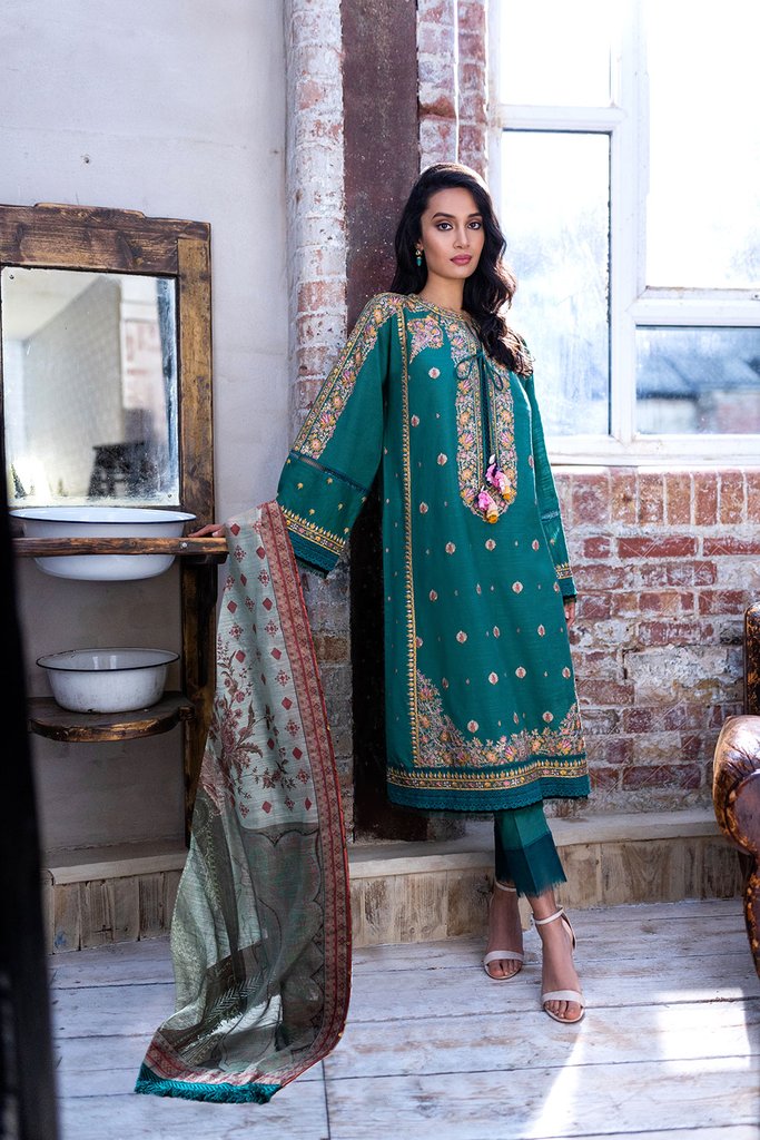 AW21-4B | Sobia Nazir Autumn Winter Collection 2021 | Unstitched Embroidered Suits
