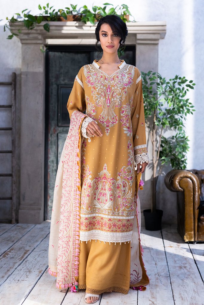 AW21-1A | Sobia Nazir Autumn Winter Collection 2021 | Unstitched Embroidered Suits