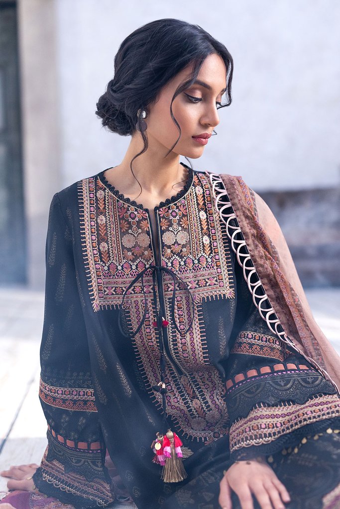 AW21-7B | Sobia Nazir Autumn Winter Collection 2021 | Unstitched Embroidered Suits