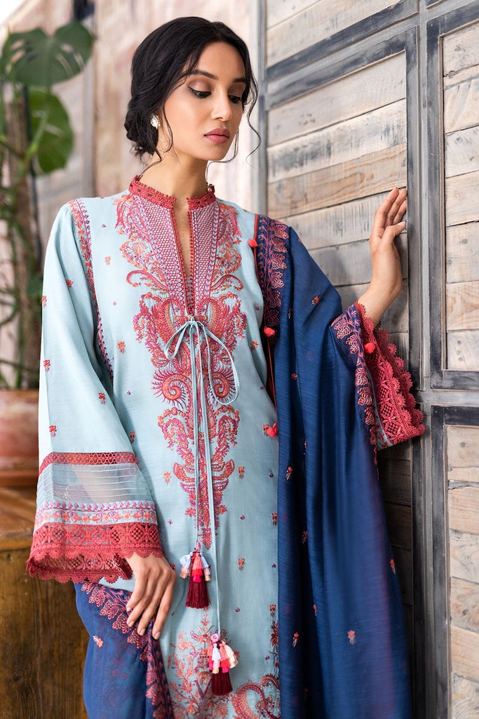 AW21-6B | Sobia Nazir Autumn Winter Collection 2021 | Unstitched Embroidered Suits
