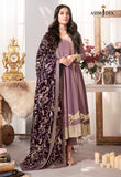 AJAM-09 | The Ayeza Edit by Asim Jofa Makhmal Royal Velvet Winter Collection 2022 | Unstitched Embroidered Velvet Suits