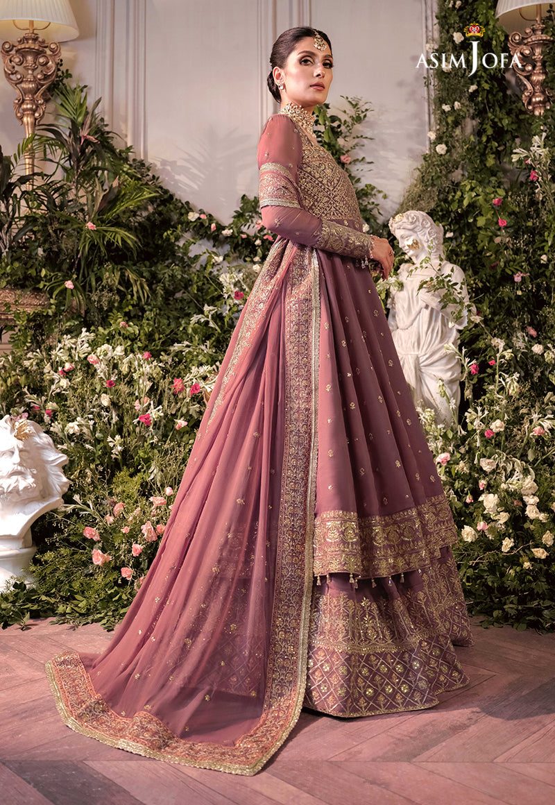 AJAM-11 | The Ayeza Edit by Asim Jofa Makhmal Royal Velvet Winter Collection 2022 | Unstitched Embroidered Velvet Suits
