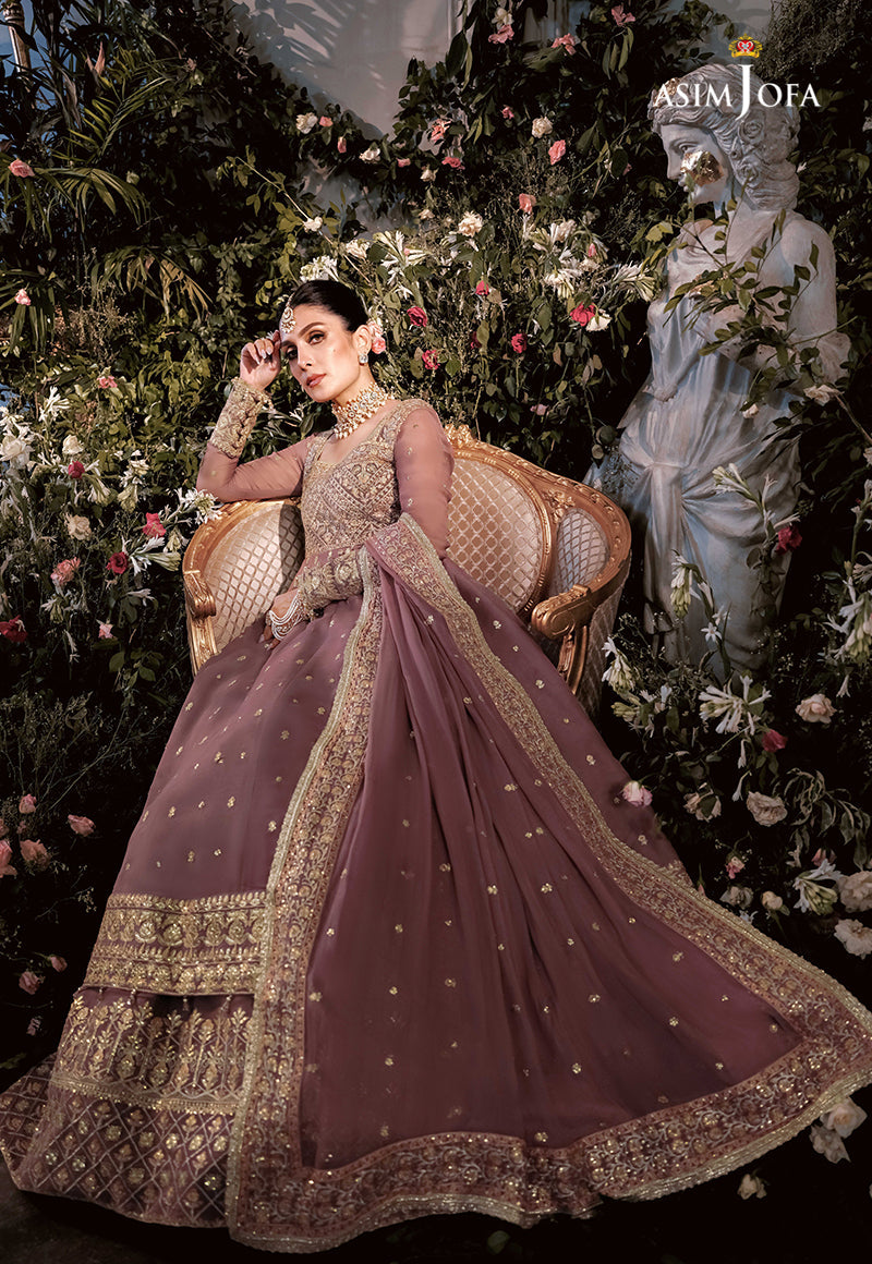 AJAM-11 | The Ayeza Edit by Asim Jofa Makhmal Royal Velvet Winter Collection 2022 | Unstitched Embroidered Velvet Suits