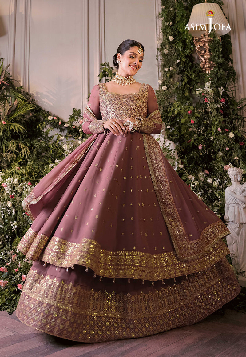 AJAM-11 | The Ayeza Edit by Asim Jofa Makhmal Royal Velvet Winter Collection 2022 | Unstitched Embroidered Velvet Suits