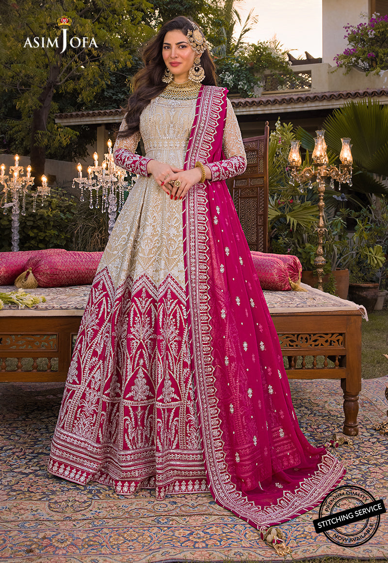 AJBN-05 | Asim Jofa Baad-e-Naubahar Wedding Collection 2022 | Embroidered Net Suits