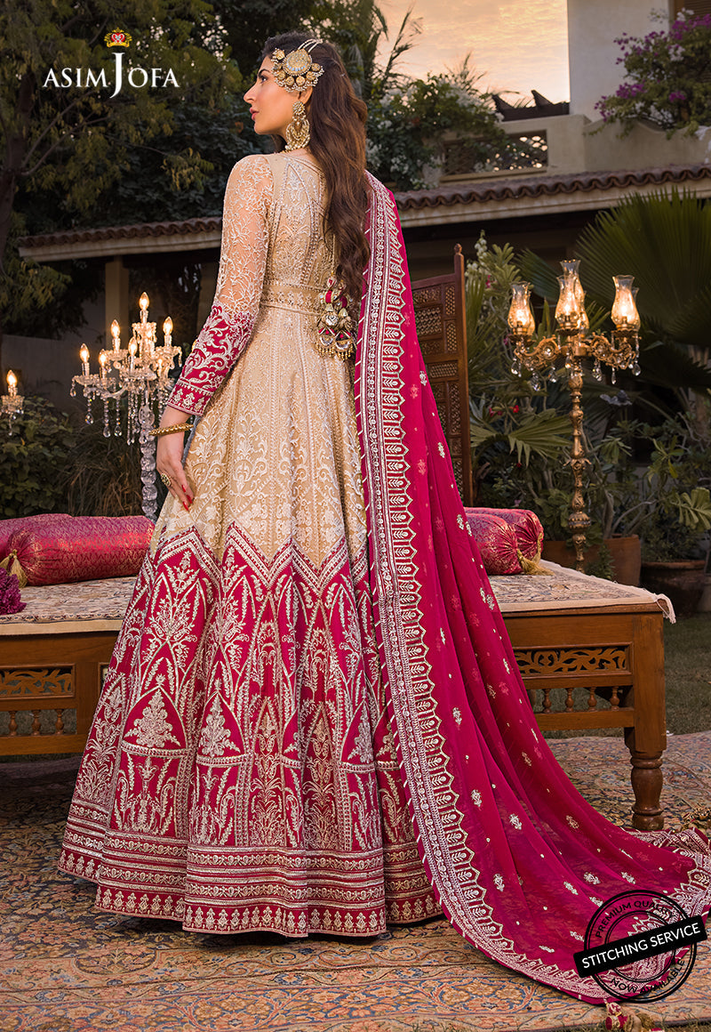 AJBN-05 | Asim Jofa Baad-e-Naubahar Wedding Collection 2022 | Embroidered Net Suits