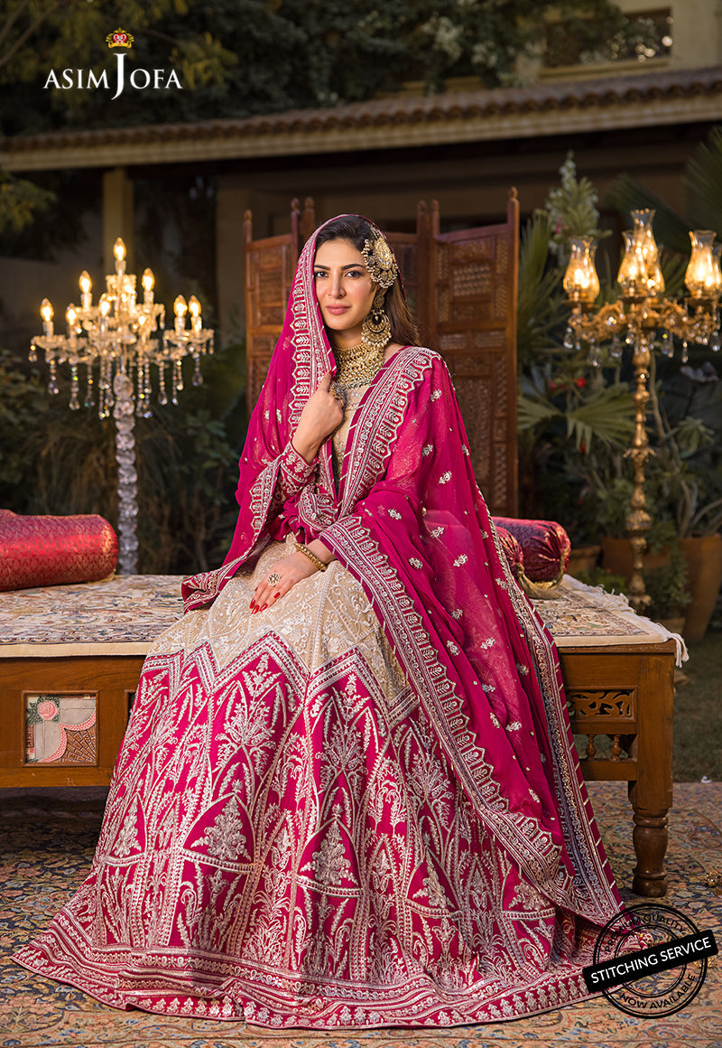 AJBN-05 | Asim Jofa Baad-e-Naubahar Wedding Collection 2022 | Embroidered Net Suits