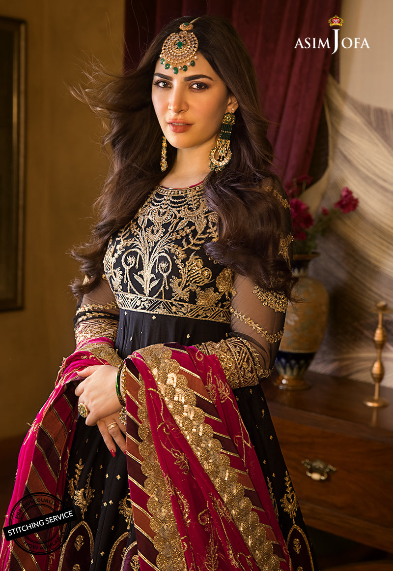 AJBN-06 | Asim Jofa Baad-e-Naubahar Wedding Collection 2022 | Embroidered Net Suits