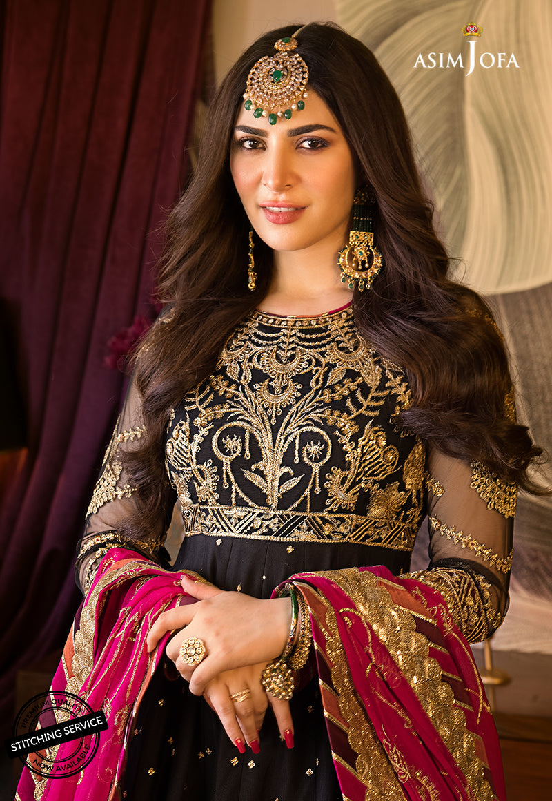 AJBN-06 | Asim Jofa Baad-e-Naubahar Wedding Collection 2022 | Embroidered Net Suits