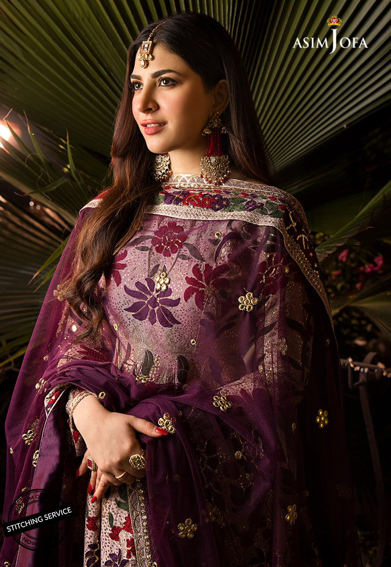 AJBN-07 | Asim Jofa Baad-e-Naubahar Wedding Collection 2022 | Embroidered Organza Suits