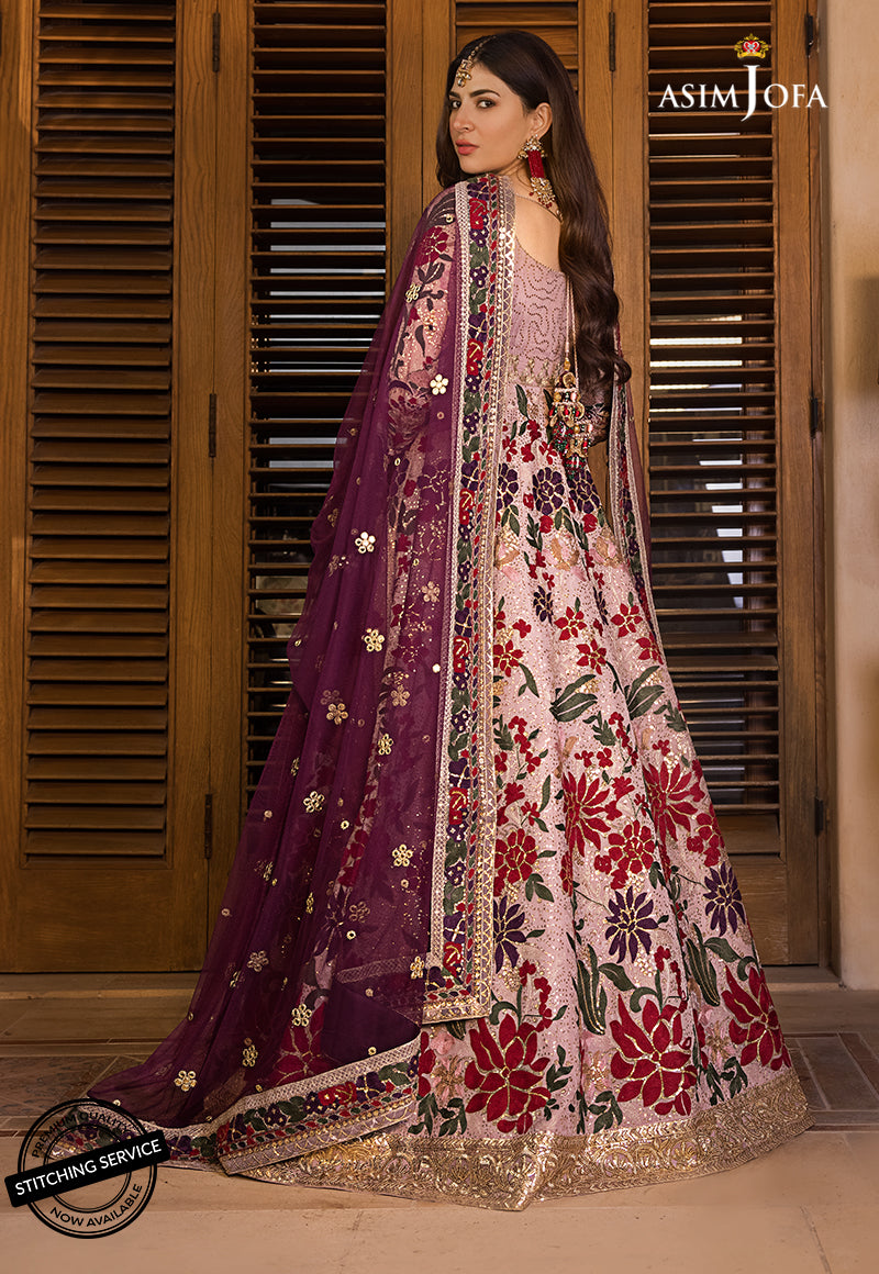 AJBN-07 | Asim Jofa Baad-e-Naubahar Wedding Collection 2022 | Embroidered Organza Suits