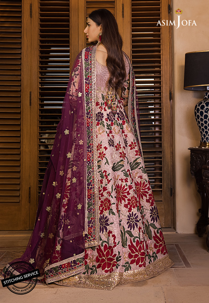 AJBN-07 | Asim Jofa Baad-e-Naubahar Wedding Collection 2022 | Embroidered Organza Suits