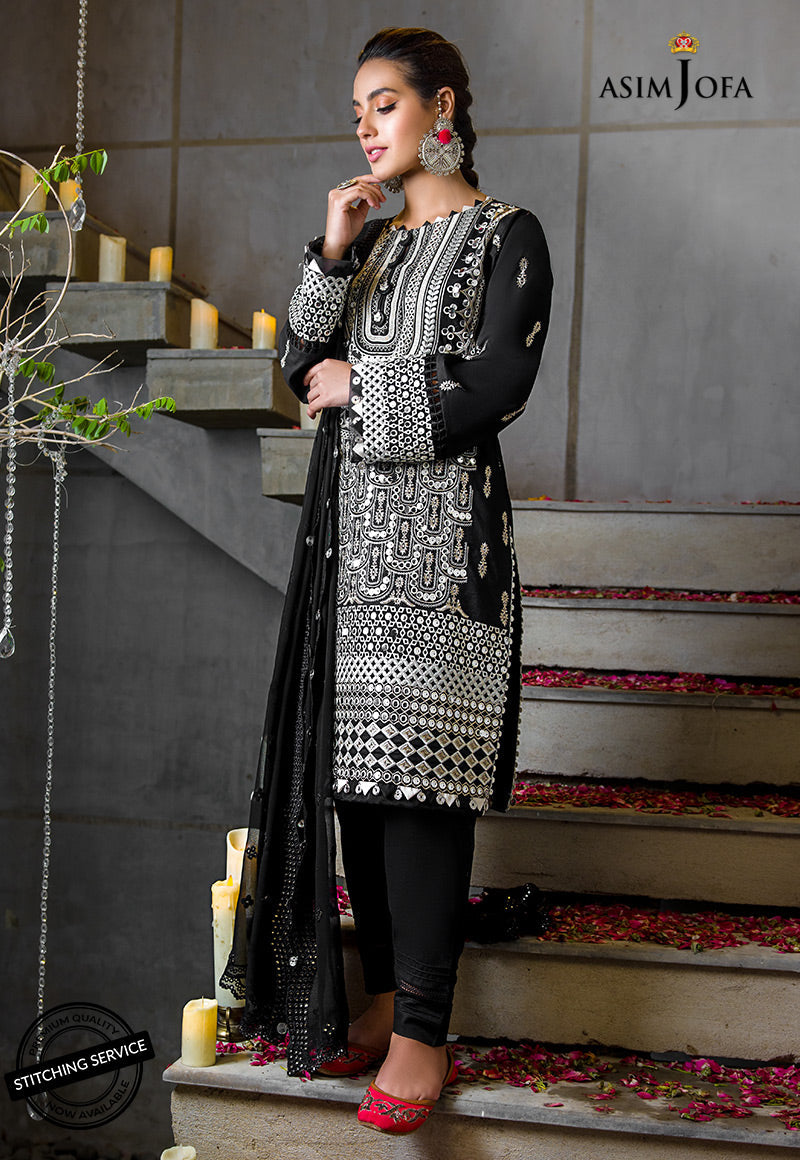 AJCK-02 | Asim Jofa Chikankari Eid Collection 2022 | Unstitched Embroidered Lawn Suit