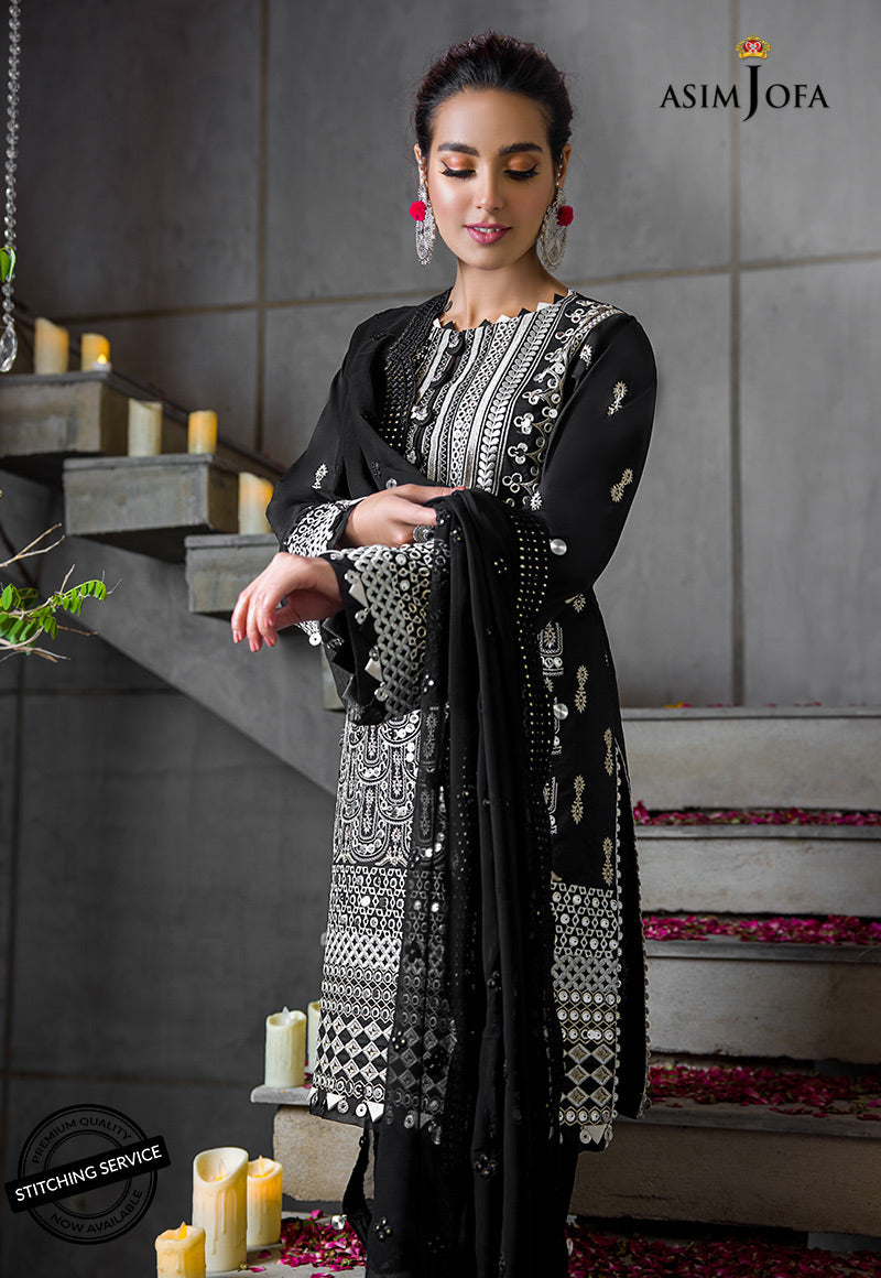 AJCK-02 | Asim Jofa Chikankari Eid Collection 2022 | Unstitched Embroidered Lawn Suit