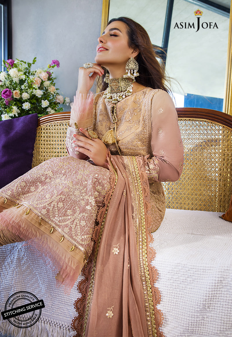 AJCK-04 | Asim Jofa Chikankari Eid Collection 2022 | Unstitched Embroidered Lawn Suit