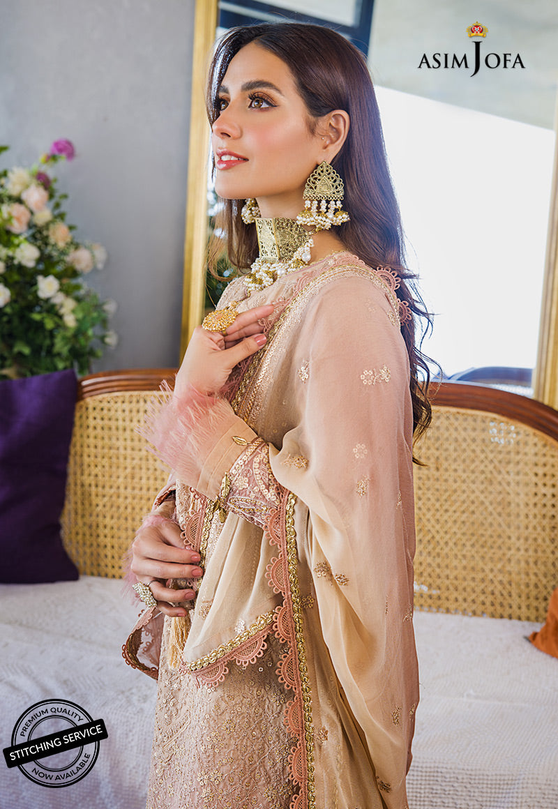 AJCK-04 | Asim Jofa Chikankari Eid Collection 2022 | Unstitched Embroidered Lawn Suit