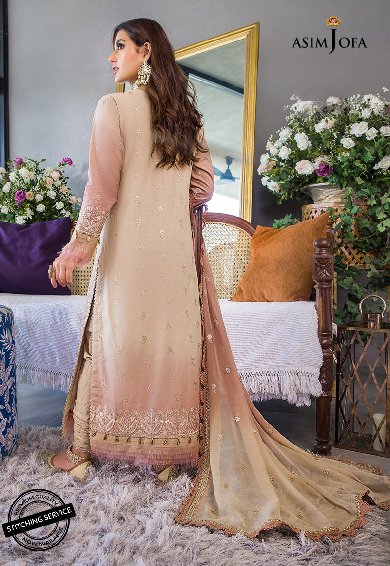 AJCK-04 | Asim Jofa Chikankari Eid Collection 2022 | Unstitched Embroidered Lawn Suit