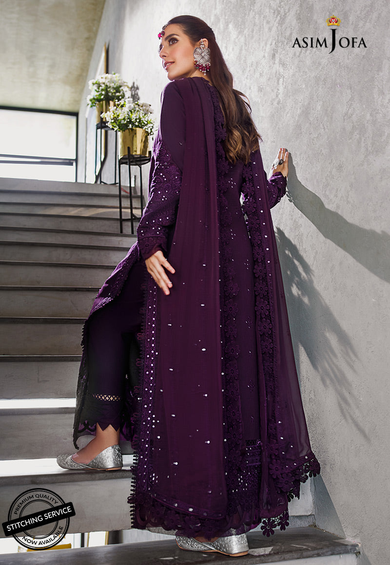 AJCK-05 | Asim Jofa Chikankari Eid Collection 2022 | Unstitched Embroidered Lawn Suit