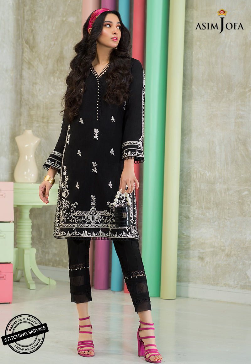 AJES-10 | Asim Jofa AJ Essentials Summer Collection 2022 | Embroidered Jacquard Suits Unstitched 3 Piece