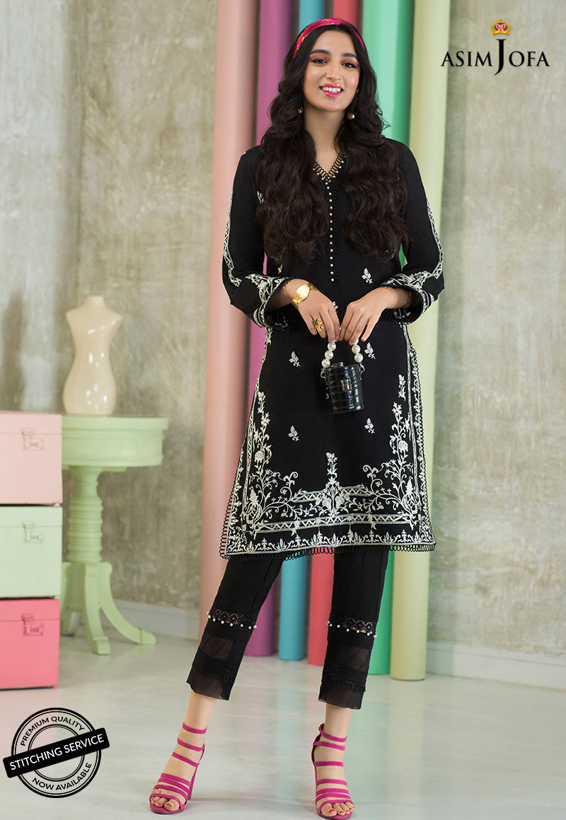 AJES-10 | Asim Jofa AJ Essentials Summer Collection 2022 | Embroidered Jacquard Suits Unstitched 3 Piece