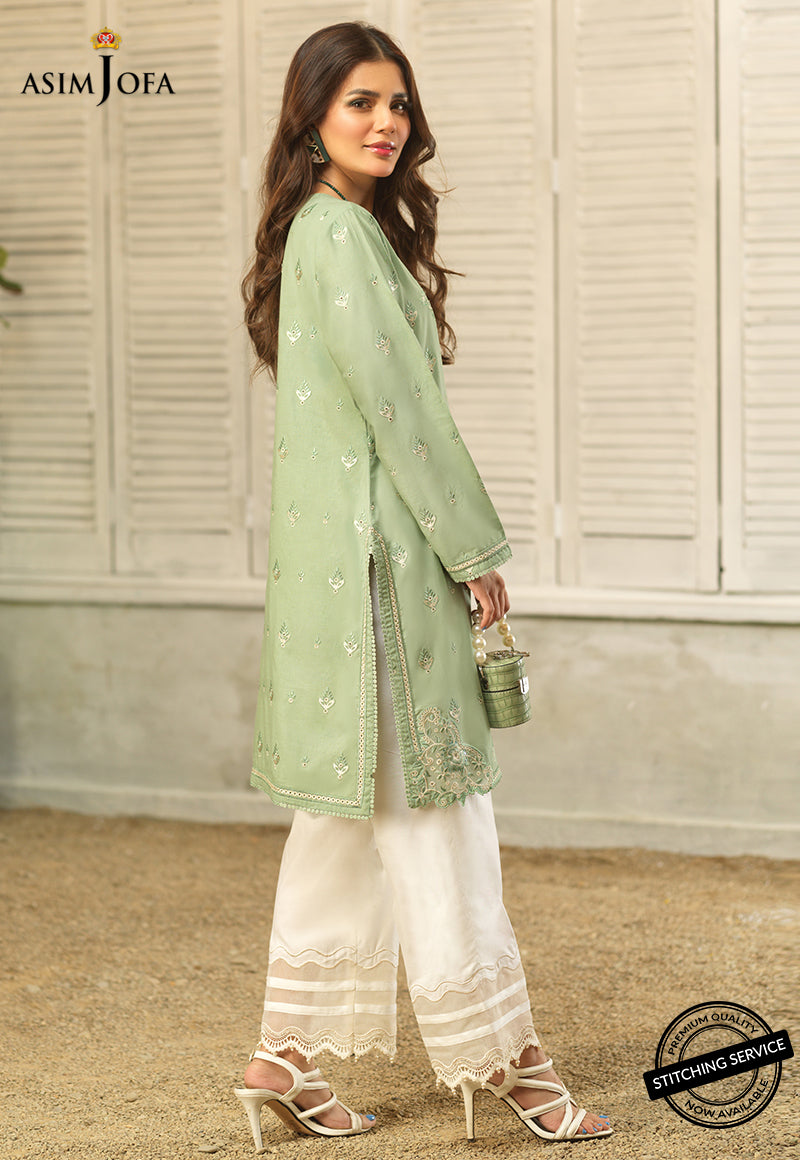 AJES-02 | Asim Jofa AJ Essentials Summer Collection 2022 | Embroidered Cotton Suits Unstitched 2 Piece