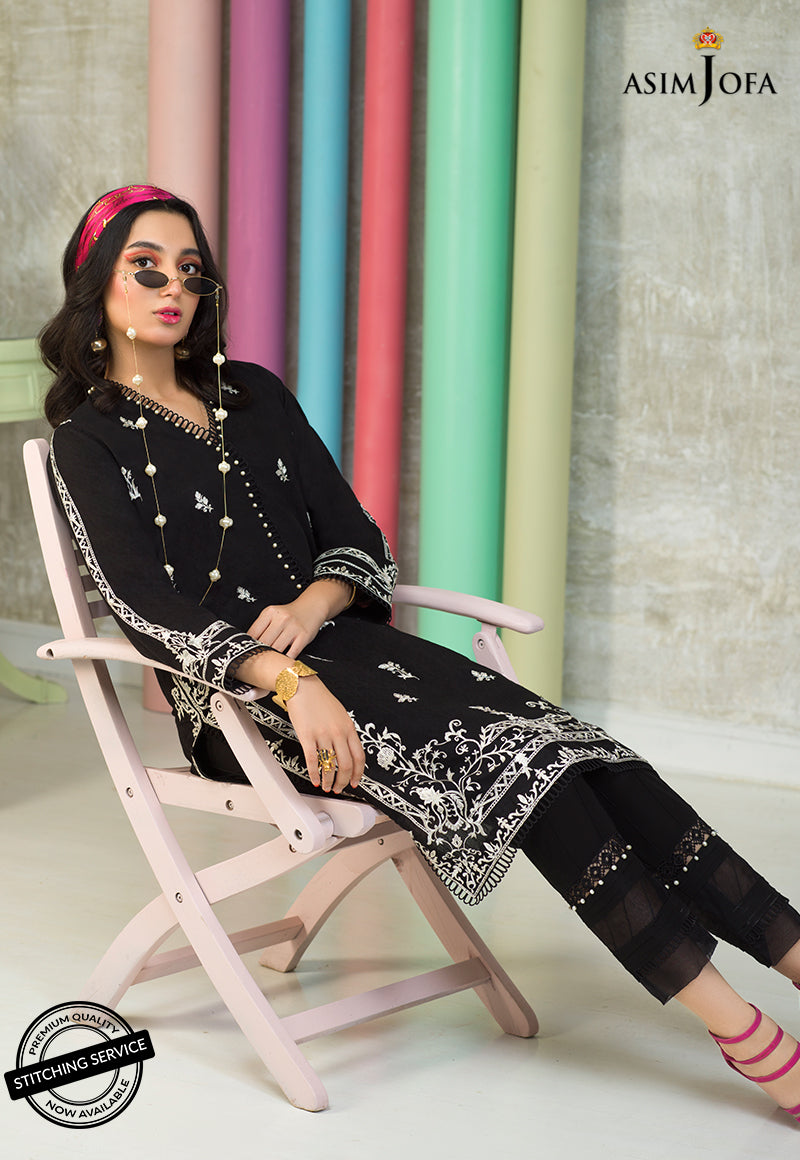AJES-10 | Asim Jofa AJ Essentials Summer Collection 2022 | Embroidered Jacquard Suits Unstitched 3 Piece