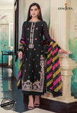 AJIM-11 Asim Jofa The Iqra & Minal Edit Winter Collection 2022 | Unstitched Embroidered Cotton Suits