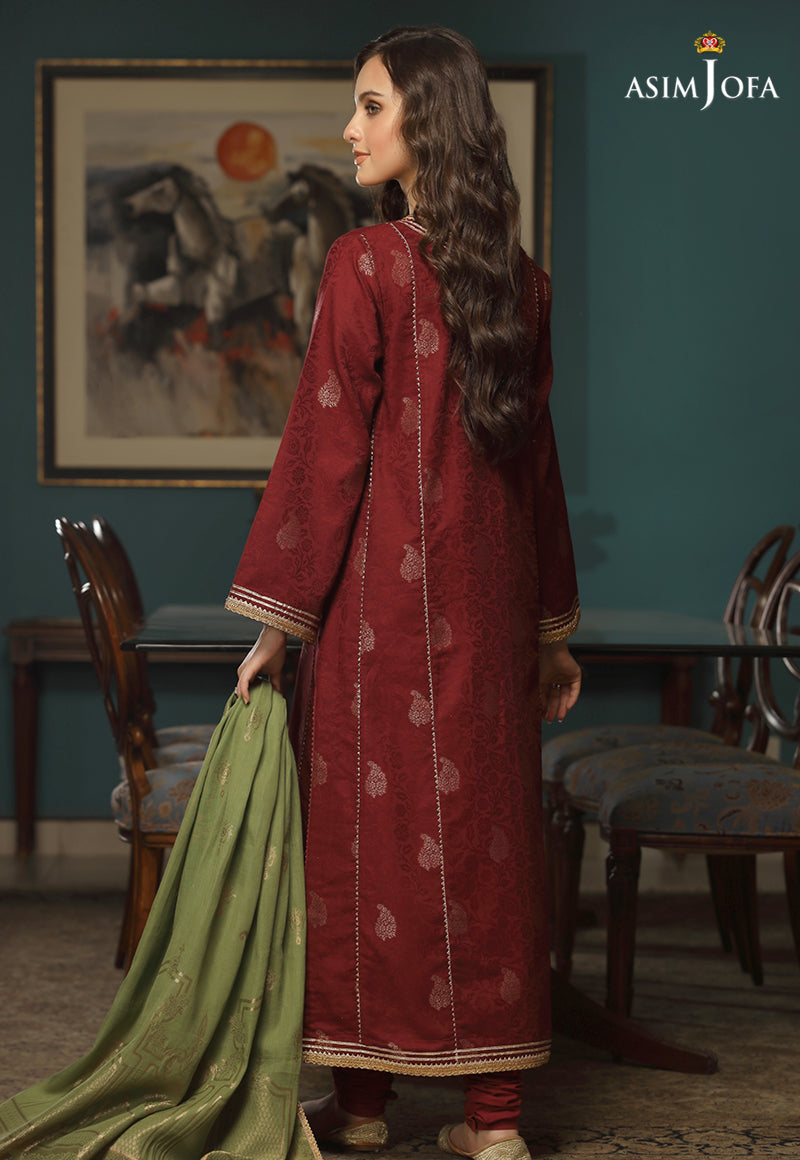 AJJD-01 | Asim Jofa Jacquard Eid Edition 2022 | Stitched RTW Jacquard Suits