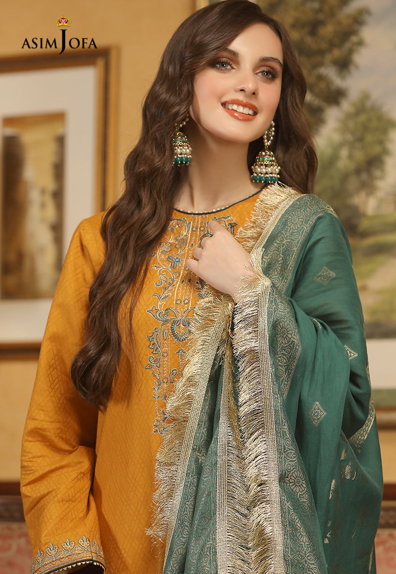 AJJD-03 | Asim Jofa Jacquard Eid Edition 2022 | Stitched RTW Jacquard Suits