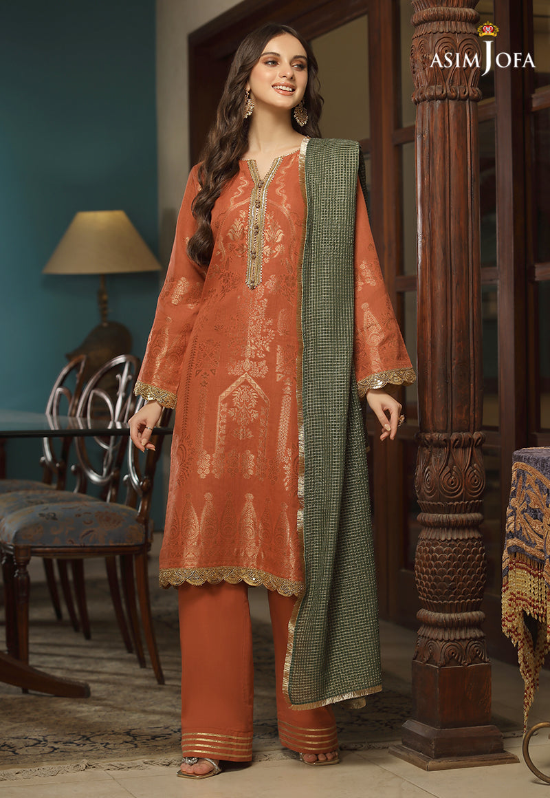 AJJD-05 | Asim Jofa Jacquard Eid Edition 2022 | Stitched RTW Jacquard Suits