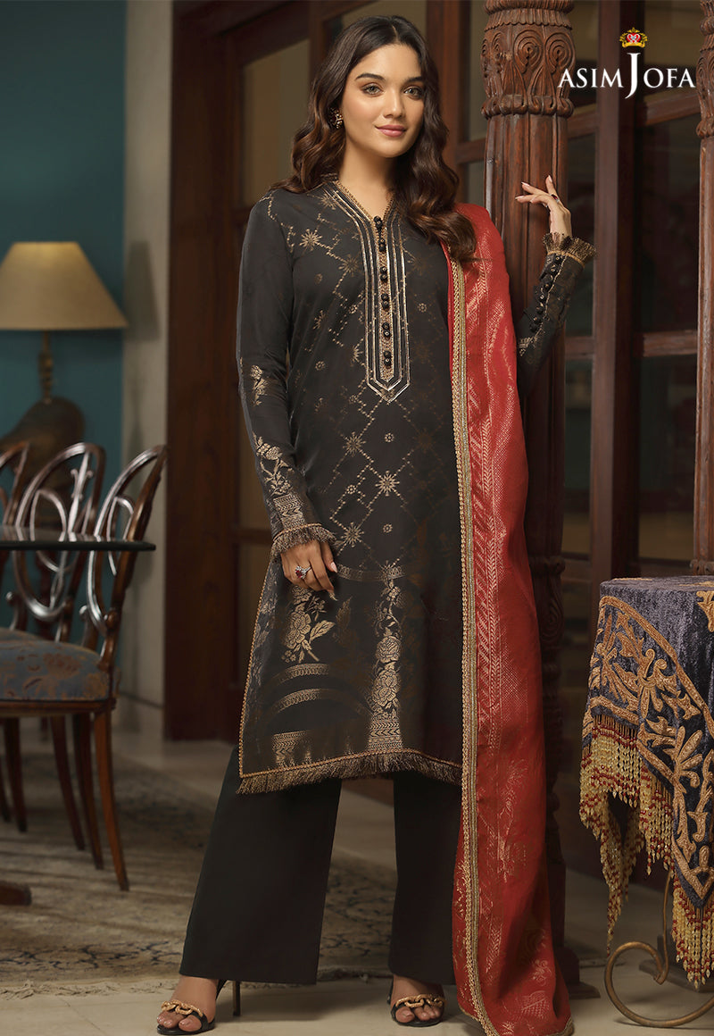 AJJD-06 | Asim Jofa Jacquard Eid Edition 2022 | Stitched RTW Jacquard Suits